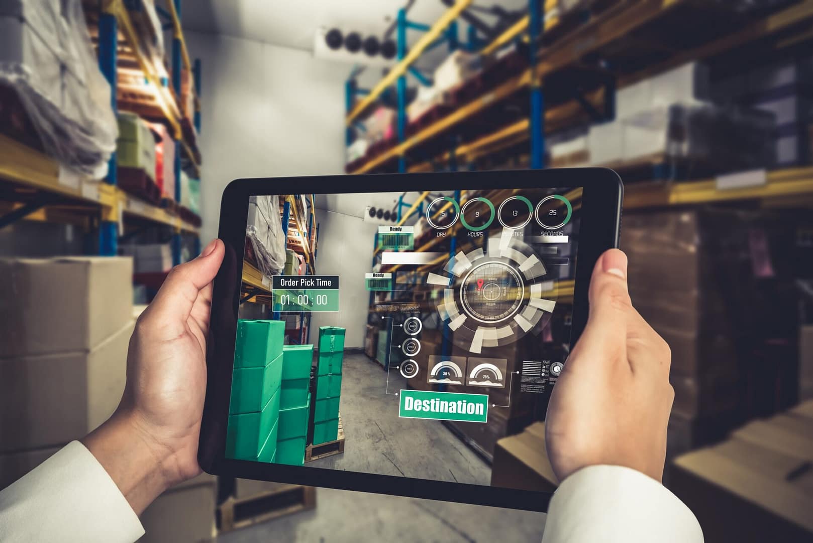 Intelligentes Lagerhaltungssystem mit Augmented-Reality | Système intelligent de gestion des stocks utilisant la réalité augmentée
